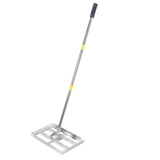 Lawn Leveling Rake Stainless Steel Adjustable Handle Lawn Leveler Tool for Landscape Backyard Garden Golf Course Farm