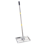 Lawn Leveling Rake Stainless Steel Adjustable Handle Lawn Leveler Tool for Landscape Backyard Garden Golf Course Farm