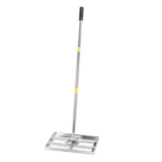 Lawn Leveling Rake Stainless Steel Adjustable Handle Lawn Leveler Tool for Landscape Backyard Garden Golf Course Farm