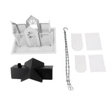 Bird Feeder House for Outside Mesh Wild Bird Feeder Large Capacity Weatherproof Bird Feeding Station Hanging for Garden Yard Squirrel Proof White In Australia - Darrahopens