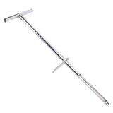 Soil Sampler with Foot Pedal T Shape Handle Stainless Steel Soil Probe Test Kit for Garden Lawn Farm