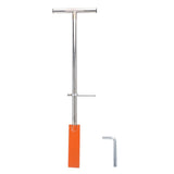 Dibble Bar Planting Tool with Foot Pedal Stainless Steel T Handle Spade Shovel for Digging Transplanting Gardening