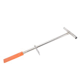 Dibble Bar Planting Tool with Foot Pedal Stainless Steel T Handle Spade Shovel for Digging Transplanting Gardening