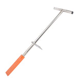 Dibble Bar Planting Tool with Foot Pedal Stainless Steel T Handle Spade Shovel for Digging Transplanting Gardening