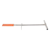 Dibble Bar Planting Tool with Foot Pedal Stainless Steel T Handle Spade Shovel for Digging Transplanting Gardening
