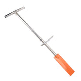 Dibble Bar Planting Tool with Foot Pedal Stainless Steel T Handle Spade Shovel for Digging Transplanting Gardening