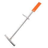 Dibble Bar Planting Tool with Foot Pedal Stainless Steel T Handle Spade Shovel for Digging Transplanting Gardening