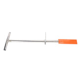 Dibble Bar Planting Tool with Foot Pedal Stainless Steel T Handle Spade Shovel for Digging Transplanting Gardening