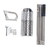Sand Scoop for Metal Detecting Stainless Steel Fast Sand Sifter Shovel with Long Handle for Underwater Treasure Finding