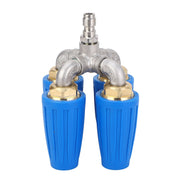 4 in 1 Pressure Washer Nozzle Blue 360° Rotating 4000psi 1/4 Inch Quick Connector Pressure Washer Turbo Nozzle for Vehicle Floor In Australia - Darrahopens
