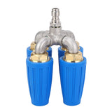 4 in 1 Pressure Washer Nozzle Blue 360° Rotating 4000psi 1/4 Inch Quick Connector Pressure Washer Turbo Nozzle for Vehicle Floor In Australia - Darrahopens