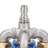 4 in 1 Pressure Washer Nozzle Blue 360° Rotating 4000psi 1/4 Inch Quick Connector Pressure Washer Turbo Nozzle for Vehicle Floor In Australia - Darrahopens