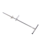 Soil Sampler Probe Stainless Steel Soil Probe with Foot Pedal Ergonomic T Handle Planting Tool 33.5in for Lawn Garden Farm Plant Care In Australia - Darrahopens