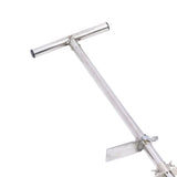 Soil Sampler Probe Stainless Steel Soil Probe with Foot Pedal Ergonomic T Handle Planting Tool 33.5in for Lawn Garden Farm Plant Care