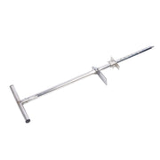 Soil Sampler Probe Stainless Steel Soil Probe with Foot Pedal Ergonomic T Handle Planting Tool 33.5in for Lawn Garden Farm Plant Care