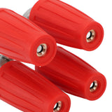 4 in 1 Turbo Nozzle Pressure Washer Quadruple Turbo Nozzle Tip Rotating Turbo Nozzle with 1/4in Quick Connector 4000 PSI Brass Stainless Steel Red