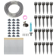 Garden Watering Misting System 82FT 4/7 PVC Hose Drip Irrigation Sprinkler Kit with Quick Connectors for Greenhouse Plant Lawn In Australia - Darrahopens