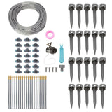 Garden Watering Misting System 82FT 4/7 PVC Hose Drip Irrigation Sprinkler Kit with Quick Connectors for Greenhouse Plant Lawn In Australia - Darrahopens