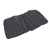 Horse Saddle Pad Breathable Abrasion Proof PU Leather Horse Saddle Cloth Riding Equipment Black
