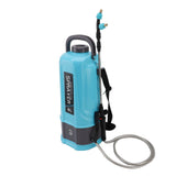 Battery Powered Backpack Sprayer Adjustable Pressure Agricultural Electric Sprayer with 5 Nozzles for Weeding Spraying Cleaning EU Plug 8L