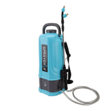 Battery Powered Backpack Sprayer Adjustable Pressure Agricultural Electric Sprayer with 5 Nozzles for Weeding Spraying Cleaning EU Plug 8L