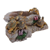 Turtle Plant Pot Creative Exquisite Resin Turtle Sculpture for Indoor Outdoor Decoration