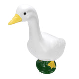 Garden Goose Statue Resin Lifelike Large Size White Goose Sculpture Ornament for Pool Yard Outdoor Decor In Australia - Darrahopens