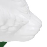Garden Goose Statue Resin Lifelike Large Size White Goose Sculpture Ornament for Pool Yard Outdoor Decor