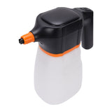 Car Wash Electric Foam Sprayer 2L 6000mAh Battery High Pressure Rechargeable Cordless Soap Sprayer for Garden Watering Outdoor Cleaning White