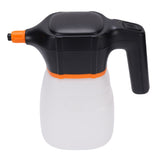 Car Wash Electric Foam Sprayer 2L 6000mAh Battery High Pressure Rechargeable Cordless Soap Sprayer for Garden Watering Outdoor Cleaning White