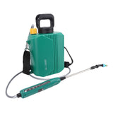 Battery Powered Garden Sprayer 6L Electric Backpack Sprayer with 3 Nozzles Retractable Wand Adjustable Strap for Lawn Garden Yard