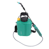 Battery Powered Garden Sprayer 6L Electric Backpack Sprayer with 3 Nozzles Retractable Wand Adjustable Strap for Lawn Garden Yard