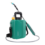 Battery Powered Garden Sprayer 6L Electric Backpack Sprayer with 3 Nozzles Retractable Wand Adjustable Strap for Lawn Garden Yard
