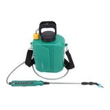 Battery Powered Garden Sprayer 6L Electric Backpack Sprayer with 3 Nozzles Retractable Wand Adjustable Strap for Lawn Garden Yard