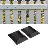 40 Pcs Deck Railing Connectors Nylon Railing Wood Post Brackets for Garden Fence Porch Pergola Arbors Carport