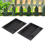 40 Pcs Deck Railing Connectors Nylon Railing Wood Post Brackets for Garden Fence Porch Pergola Arbors Carport