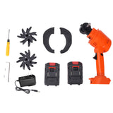 Electric Tiller Handheld Battery Powered Cordless Garden Cultivator for Lawn Soil Cultivation US Plug