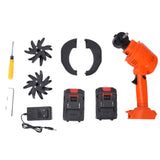 Electric Tiller Handheld Battery Powered Cordless Garden Cultivator for Lawn Soil Cultivation EU Plug In Australia - Darrahopens