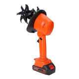 Electric Tiller Handheld Battery Powered Cordless Garden Cultivator for Lawn Soil Cultivation EU Plug