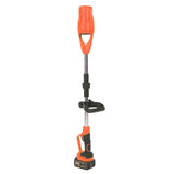 Leaf Blower Cordless Electric Blower with Batteries Fast Charger Foldable Blower for Patio Cleaning Lawn Care Blowing Fallen Leaves Dust EU Plug Orange In Australia - Darrahopens