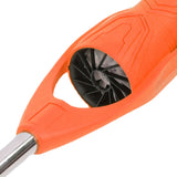 Leaf Blower Cordless Electric Blower with Batteries Fast Charger Foldable Blower for Patio Cleaning Lawn Care Blowing Fallen Leaves Dust EU Plug Orange In Australia - Darrahopens