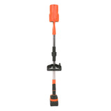 Leaf Blower Cordless Electric Blower with Batteries Fast Charger Foldable Blower for Patio Cleaning Lawn Care Blowing Fallen Leaves Dust EU Plug Orange