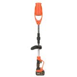 Leaf Blower Cordless Electric Blower with Batteries Fast Charger Foldable Blower for Patio Cleaning Lawn Care Blowing Fallen Leaves Dust EU Plug Orange