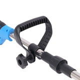 Leaf Blower Cordless Electric Blower with Batteries Fast Charger Foldable Blower for Patio Cleaning Lawn Care Blowing Fallen Leaves Dust EU Plug Blue
