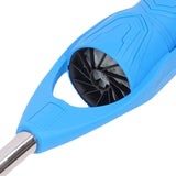 Leaf Blower Cordless Electric Blower with Batteries Fast Charger Foldable Blower for Patio Cleaning Lawn Care Blowing Fallen Leaves Dust EU Plug Blue