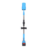 Leaf Blower Cordless Electric Blower with Batteries Fast Charger Foldable Blower for Patio Cleaning Lawn Care Blowing Fallen Leaves Dust EU Plug Blue