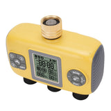 3 Outlet Sprinkler Timer Garden Hose Timer with Rain Delay Automatic Watering System Digital Irrigation Controller for Yard