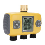 3 Outlet Sprinkler Timer Garden Hose Timer with Rain Delay Automatic Watering System Digital Irrigation Controller for Yard