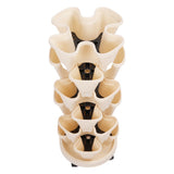 Stackable Flower Pot Multi Layer Waterproofing Space Saving Stable Vertical Garden Planter for Home Balcony