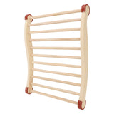 Sauna Backrest Wood Anti Slip S Shape Sauna Back Support with Pad Hat Slippers for Sauna Equipment